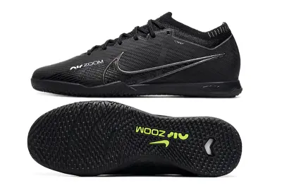 Nike Air Zoom Mercurial Vapor 15 Elite IC - Black/Electric Lime/Stealth Black