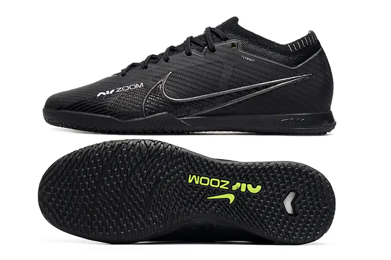 Nike Air Zoom Mercurial Vapor 15 Elite IC - Black/Electric Lime/Stealth Black