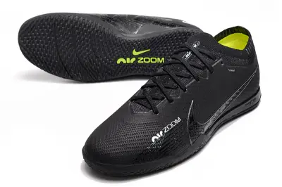 Nike Air Zoom Mercurial Vapor 15 Elite IC - Black/Electric Lime/Stealth Black
