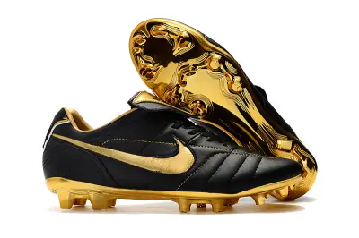 Nike Tiempo Legend 7 R10 Elite FG - Black/Shiny Gold/Glossy Black