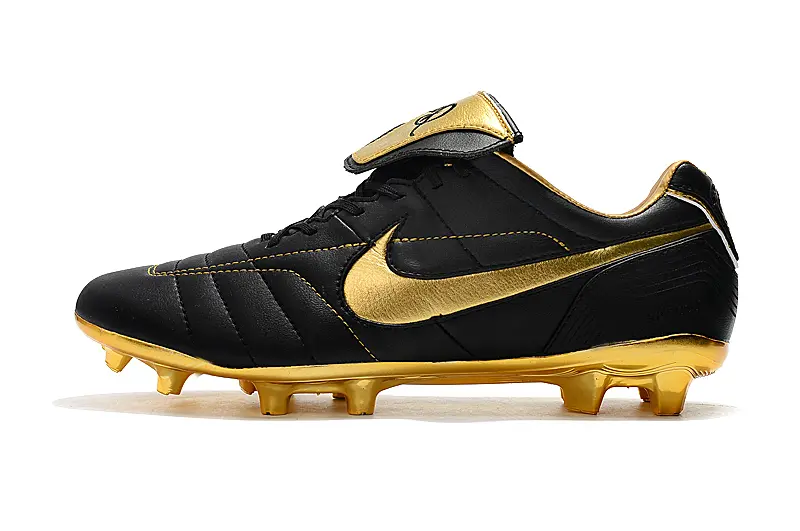 Nike Tiempo Legend 7 R10 Elite FG - Black/Shiny Gold/Glossy Black