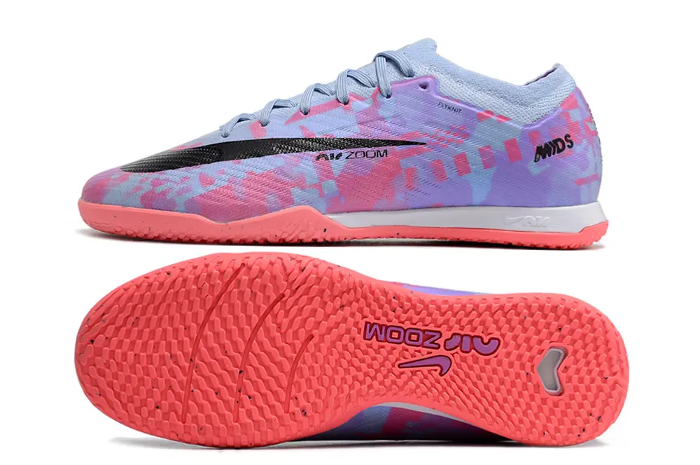 Nike Air Zoom Mercurial Vapor 15 Elite IC - Pink/Light Pink/Sky Blue