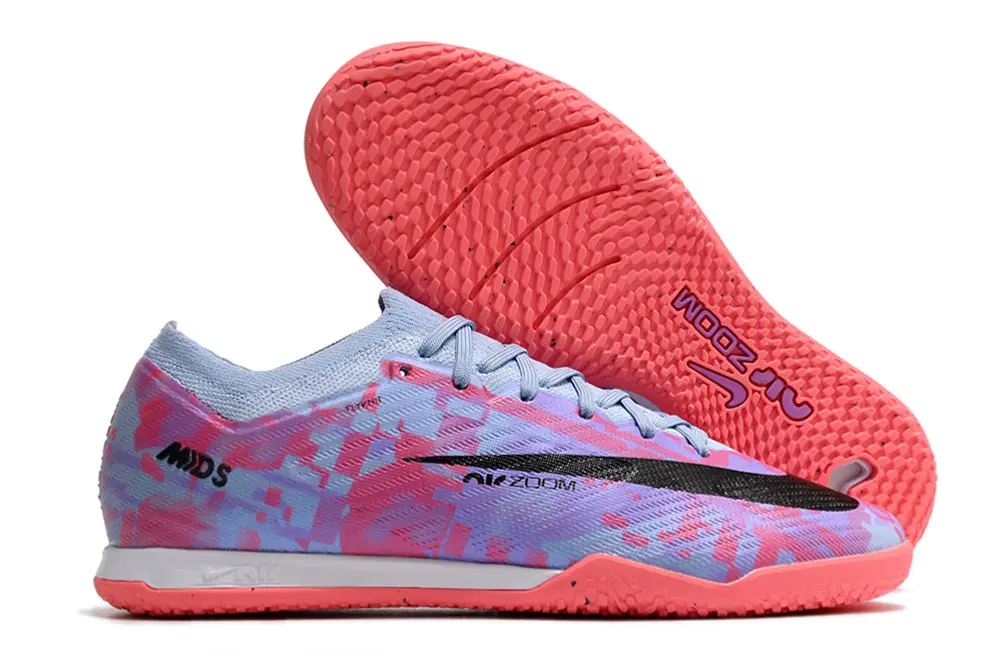 Nike Air Zoom Mercurial Vapor 15 Elite IC - Pink/Light Pink/Sky Blue