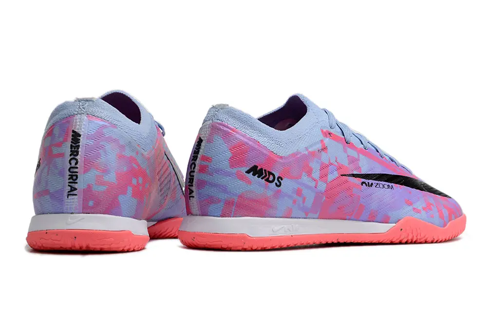 Nike Air Zoom Mercurial Vapor 15 Elite IC - Pink/Light Pink/Sky Blue