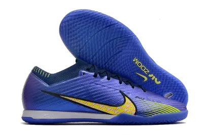 Nike Air Zoom Mercurial Vapor 15 Elite IC - Purple/Electric Yellow/Deep Blue