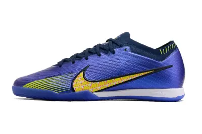 Nike Air Zoom Mercurial Vapor 15 Elite IC - Purple/Electric Yellow/Deep Blue