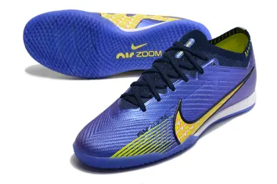 Nike Air Zoom Mercurial Vapor 15 Elite IC - Purple/Electric Yellow/Deep Blue