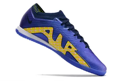 Nike Air Zoom Mercurial Vapor 15 Elite IC - Purple/Electric Yellow/Deep Blue