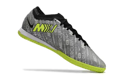 Nike Air Zoom Mercurial Vapor 15 Elite IC - Gray/Neon Green/Black
