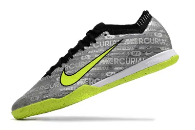 Nike Air Zoom Mercurial Vapor 15 Elite IC - Gray/Neon Green/Black