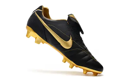 Nike Tiempo Legend 7 R10 Elite FG - Black/Shiny Gold/Glossy Black