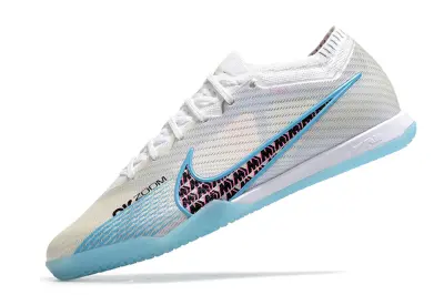 Nike Air Zoom Mercurial Vapor 15 Elite IC - White/Ocean Blue/Fuchsia Pink