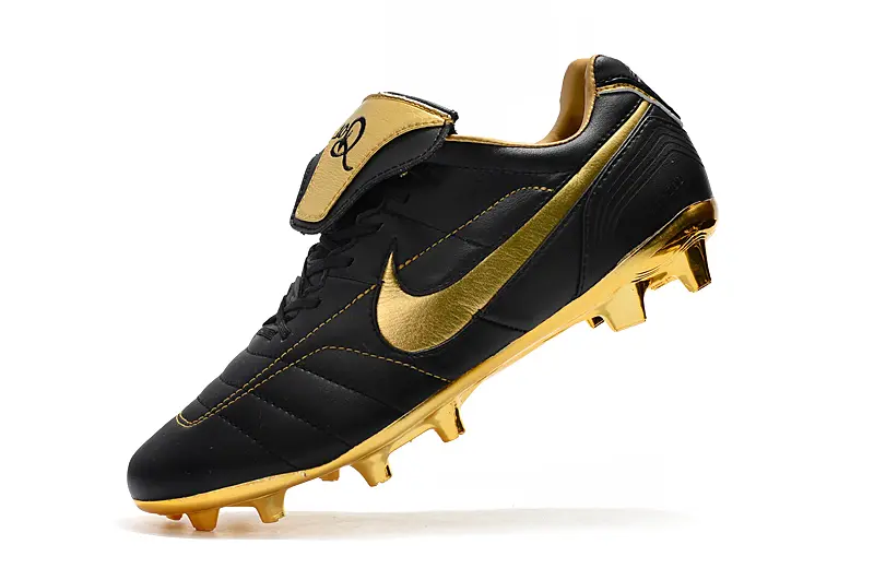 Nike Tiempo Legend 7 R10 Elite FG - Black/Shiny Gold/Glossy Black
