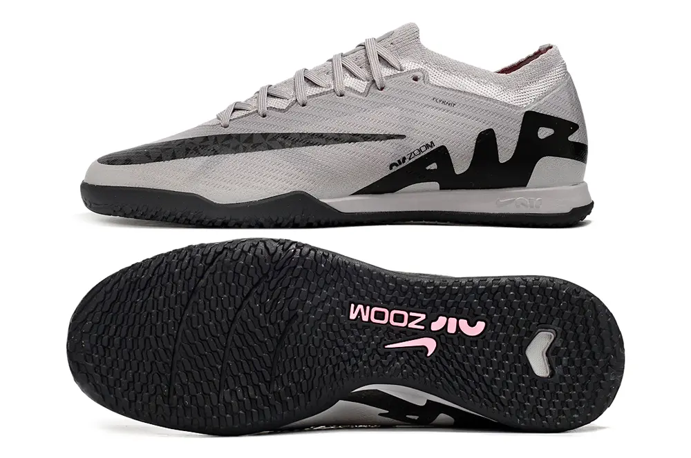 Nike Air Zoom Mercurial Vapor 15 Elite IC - Grey/Graphite Grey/Black