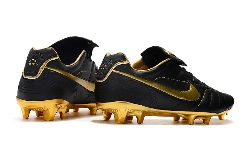 Nike Tiempo Legend 7 R10 Elite FG - Black/Shiny Gold/Glossy Black