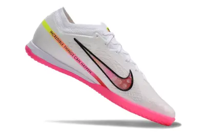 Nike Air Zoom Mercurial Vapor 15 Elite IC - White/Pink Glow/Black Shadow