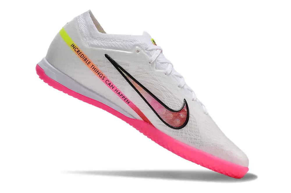 Nike Air Zoom Mercurial Vapor 15 Elite IC - White/Pink Glow/Black Shadow