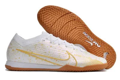 Nike Air Zoom Mercurial Vapor 15 Elite IC - White/Golden Splash/Amber Accents