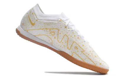Nike Air Zoom Mercurial Vapor 15 Elite IC - White/Golden Splash/Amber Accents