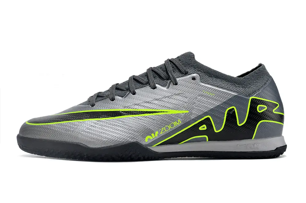 Nike Air Zoom Mercurial Vapor 15 Elite IC - Grey/Electric Lime/Charcoal