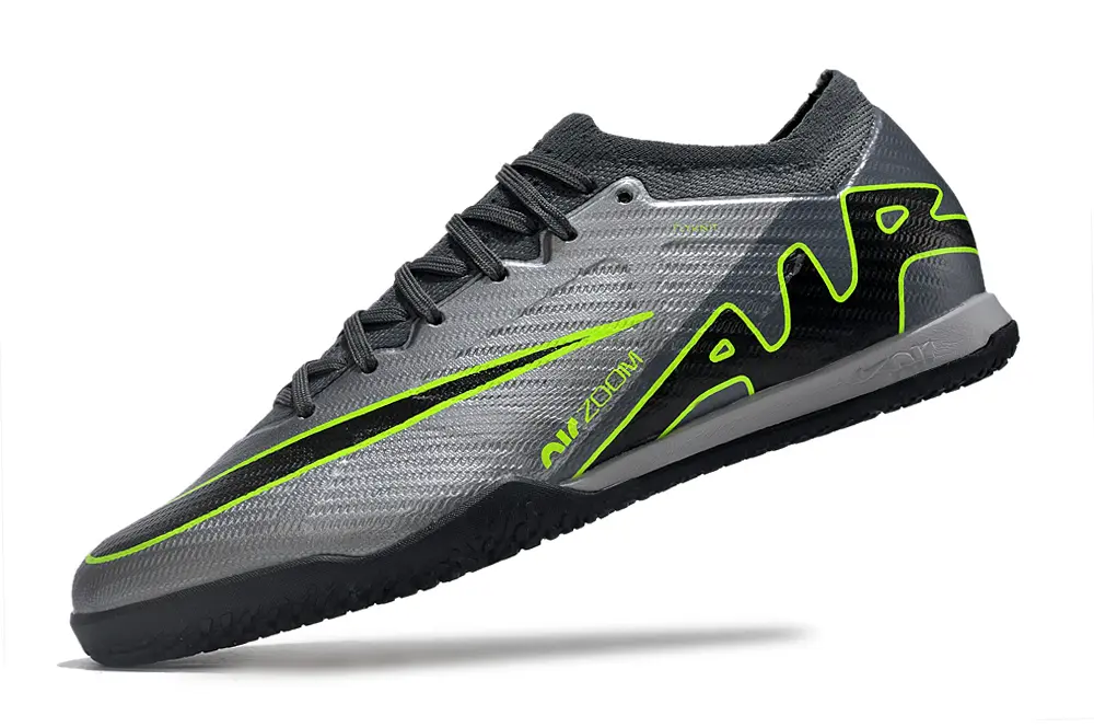 Nike Air Zoom Mercurial Vapor 15 Elite IC - Grey/Electric Lime/Charcoal