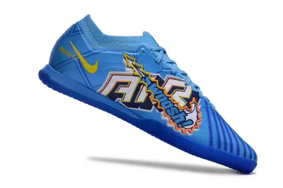 Mbappé x Nike Air Zoom Mercurial Vapor 15 Elite IC - Blue/Electric Blue/Tangerine Flash