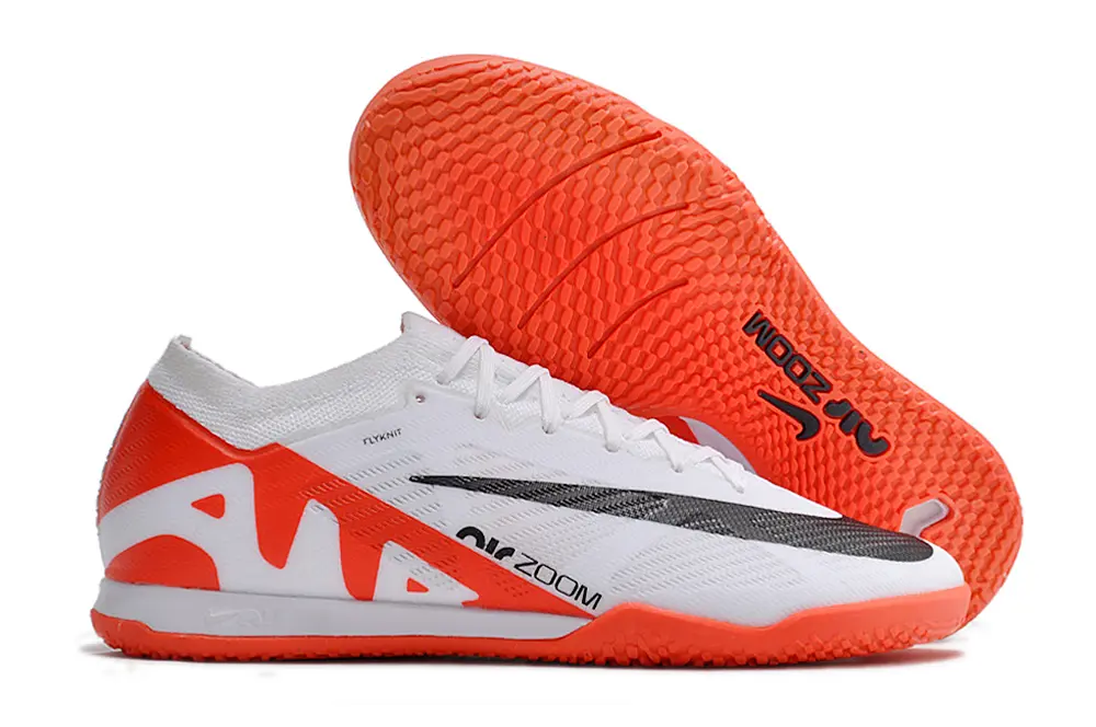 Nike Air Zoom Mercurial Vapor 15 Elite IC - White/Fiery Orange/Jet Black