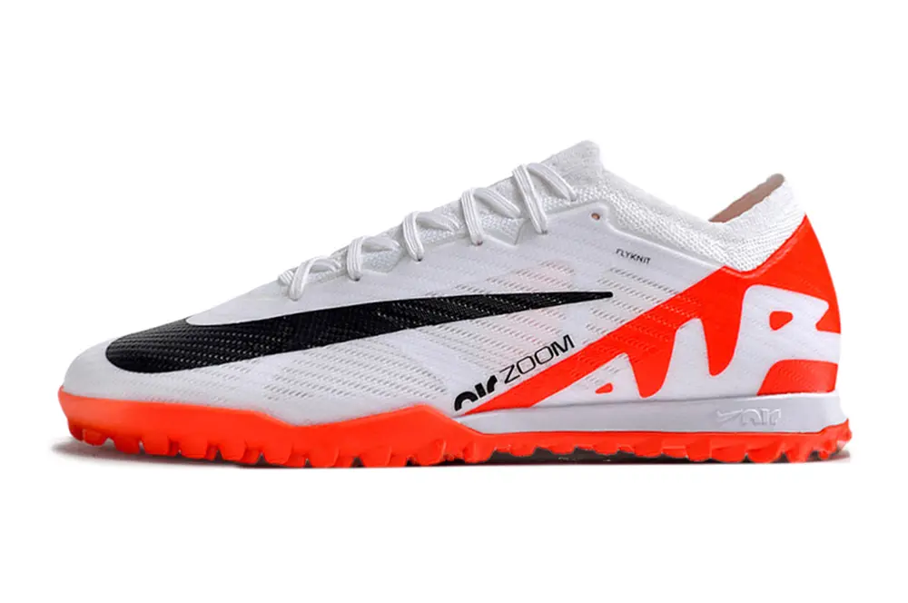 Nike Air Zoom Mercurial Vapor 15 Elite IC - White/Fiery Orange/Jet Black