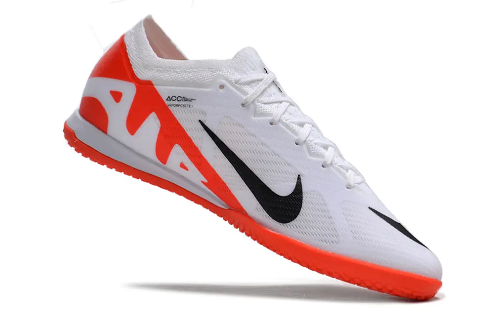 Nike Air Zoom Mercurial Vapor 15 Elite IC - White/Fiery Orange/Jet Black