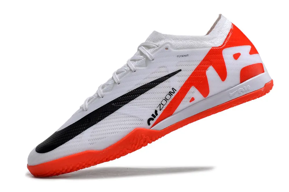 Nike Air Zoom Mercurial Vapor 15 Elite IC - White/Fiery Orange/Jet Black