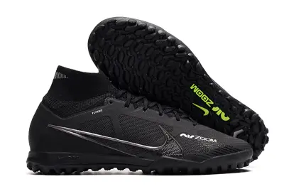 Nike Air Zoom Mercurial Superfly 9 Elite TF - Black/Charcoal Grey/Neon Green
