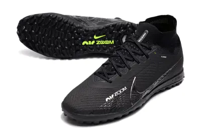 Nike Air Zoom Mercurial Superfly 9 Elite TF - Black/Charcoal Grey/Neon Green