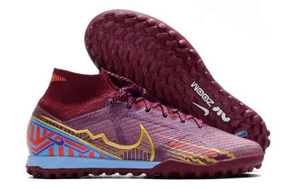 Nike Air Zoom Mercurial Superfly 9 Elite TF - Burgundy/Electric Blue/Bright Red