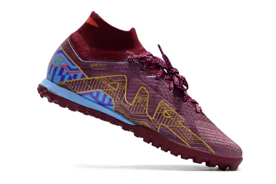 Nike Air Zoom Mercurial Superfly 9 Elite TF - Burgundy/Electric Blue/Bright Red