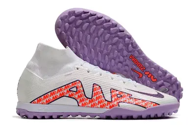 Nike Air Zoom Mercurial Superfly 9 Elite TF - White/Tangerine Blaze/Lavender Mist