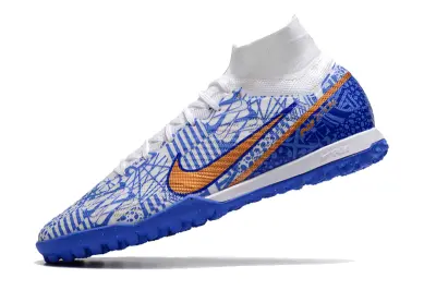 Nike Air Zoom Mercurial Superfly 9 Elite TF - Blue/Electric Blue/Orange Blaze