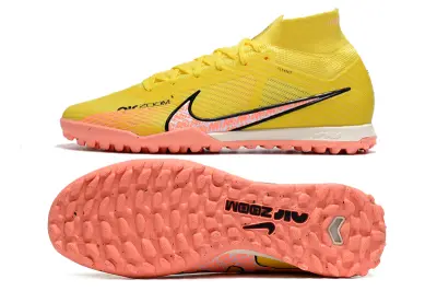 Nike Air Zoom Mercurial Superfly 9 Elite TF - Yellow/Coral Pink/Shocking Yellow