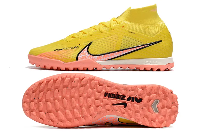 Nike Air Zoom Mercurial Superfly 9 Elite TF - Yellow/Coral Pink/Shocking Yellow