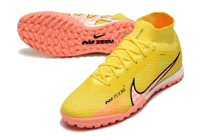 Nike Air Zoom Mercurial Superfly 9 Elite TF - Yellow/Coral Pink/Shocking Yellow