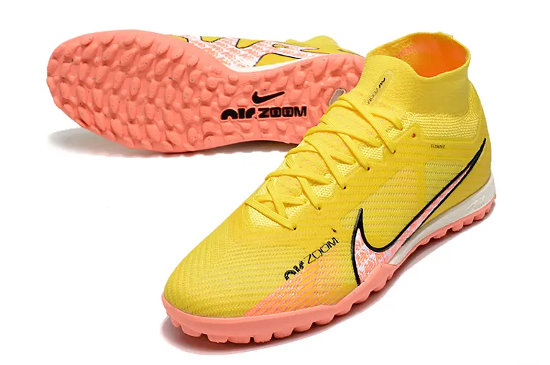 Nike Air Zoom Mercurial Superfly 9 Elite TF - Yellow/Coral Pink/Shocking Yellow
