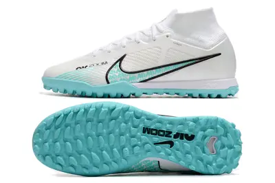 Nike Air Zoom Mercurial Superfly 9 Elite TF - White/Aqua Breeze/Black