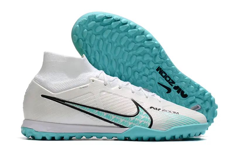 Nike Air Zoom Mercurial Superfly 9 Elite TF - White/Aqua Breeze/Black