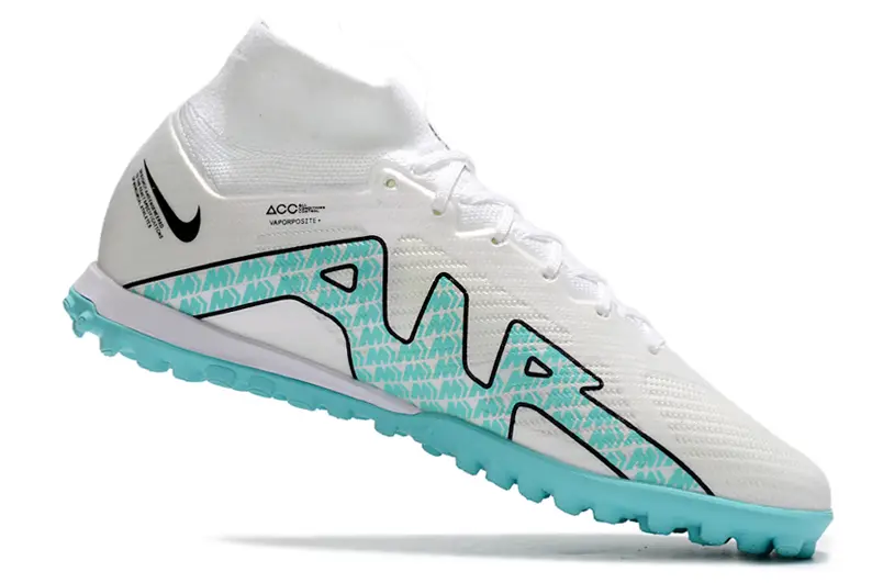 Nike Air Zoom Mercurial Superfly 9 Elite TF - White/Aqua Breeze/Black