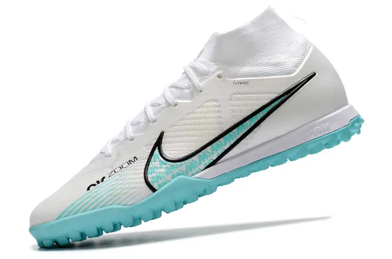 Nike Air Zoom Mercurial Superfly 9 Elite TF - White/Aqua Breeze/Black