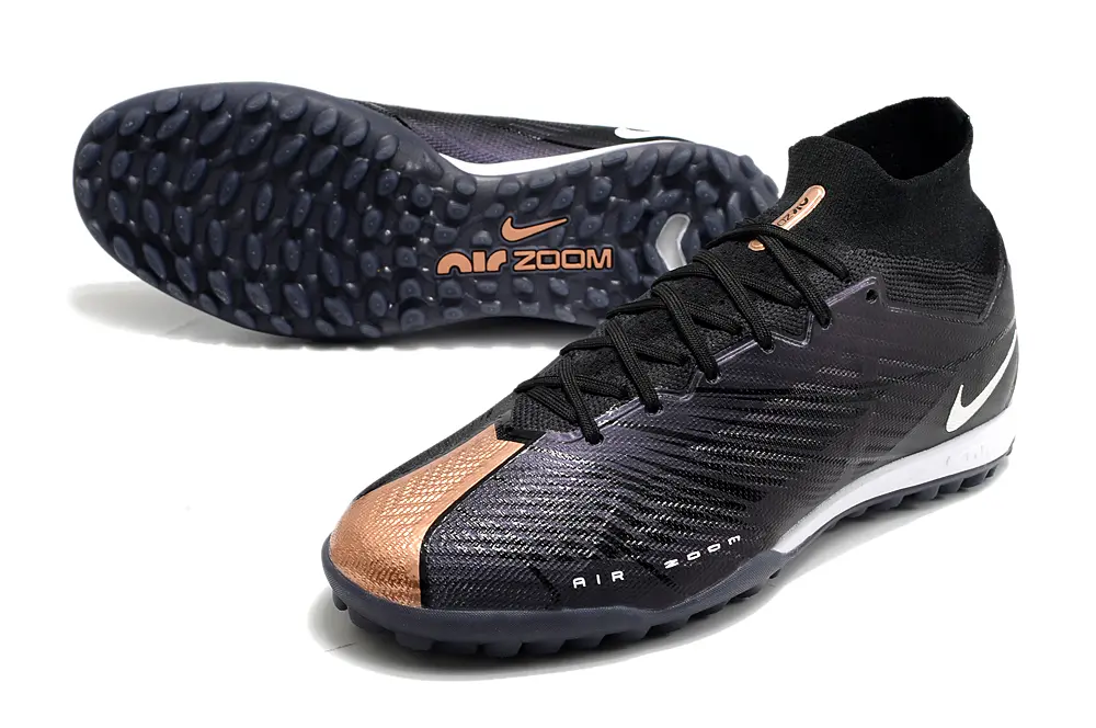 Nike Air Zoom Mercurial Superfly 9 Elite TF - Black/Copper/White