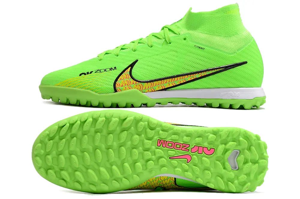 Nike Air Zoom Mercurial Superfly 9 Elite TF - Green/Neon Green/Vibrant Yellow