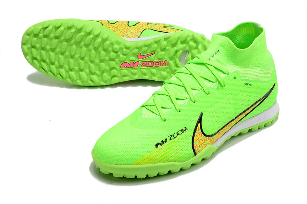 Nike Air Zoom Mercurial Superfly 9 Elite TF - Green/Neon Green/Vibrant Yellow