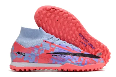 Nike Air Zoom Mercurial Superfly 9 Elite TF - Blue/Fiery Coral/Soft Lilac
