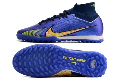 Nike Air Zoom Mercurial Superfly 9 Elite TF - Purple/Electric Yellow/Sapphire Blue