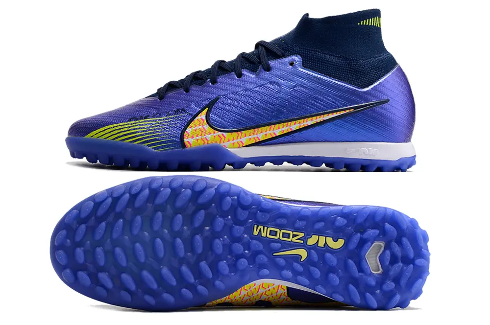 Nike Air Zoom Mercurial Superfly 9 Elite TF - Purple/Electric Yellow/Sapphire Blue